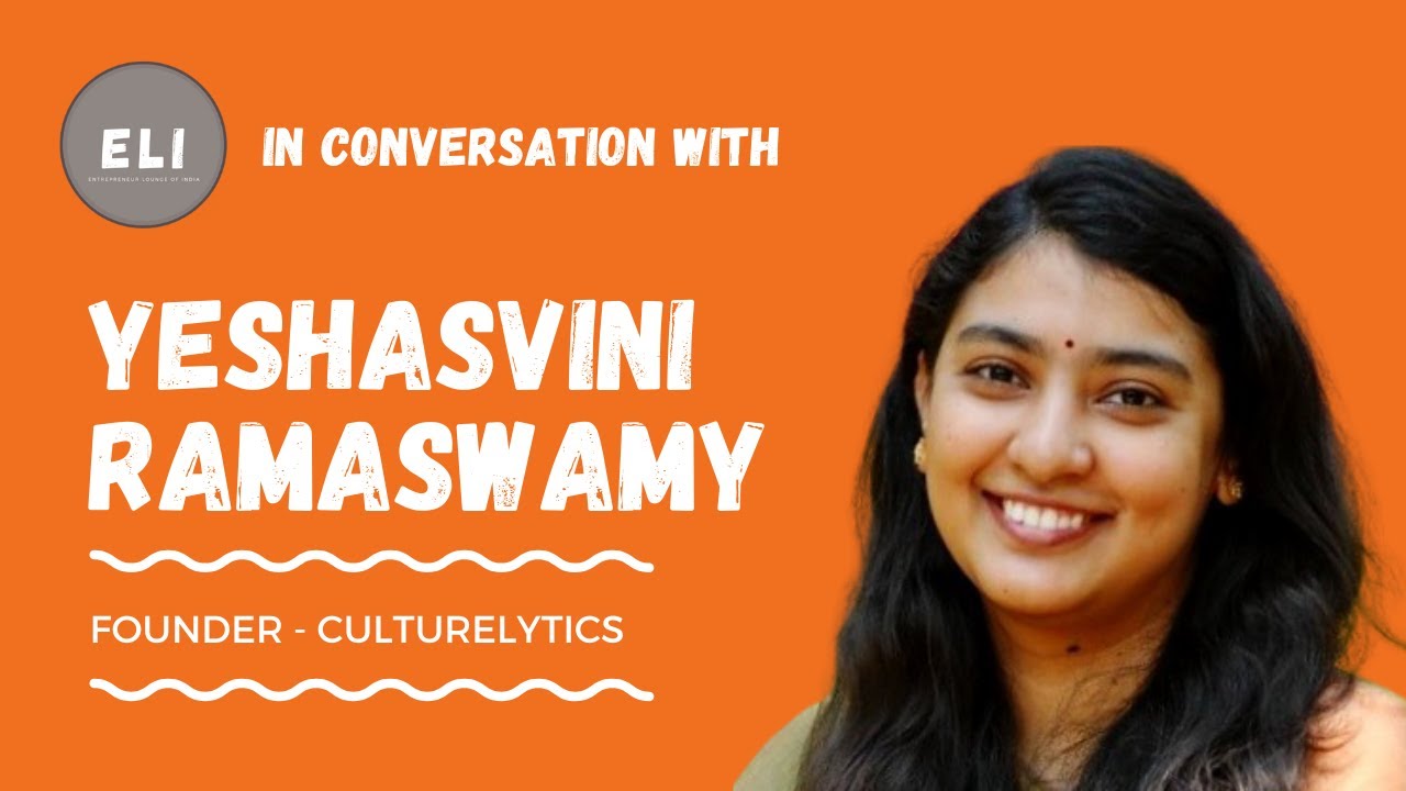 Yeshasvini Ramaswamy - Culturelytics Founder