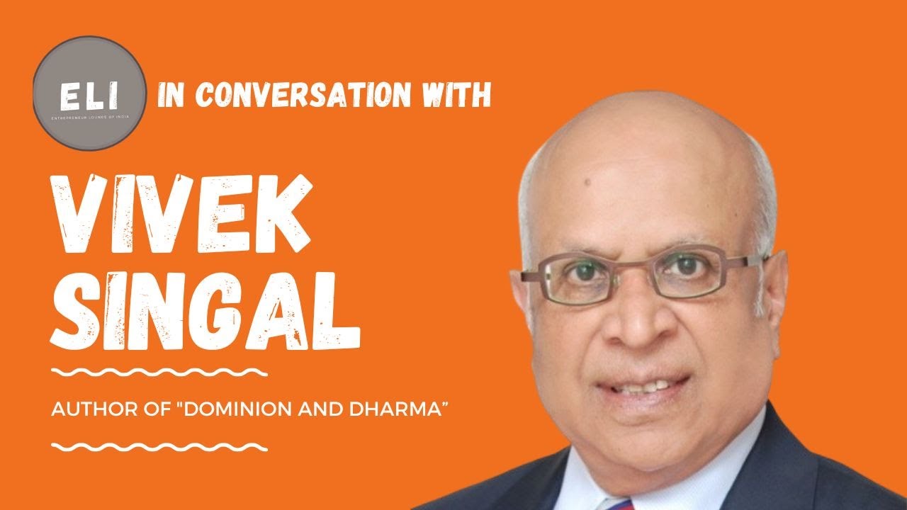 Vivek Singhal - Dominion and Dharma Author
