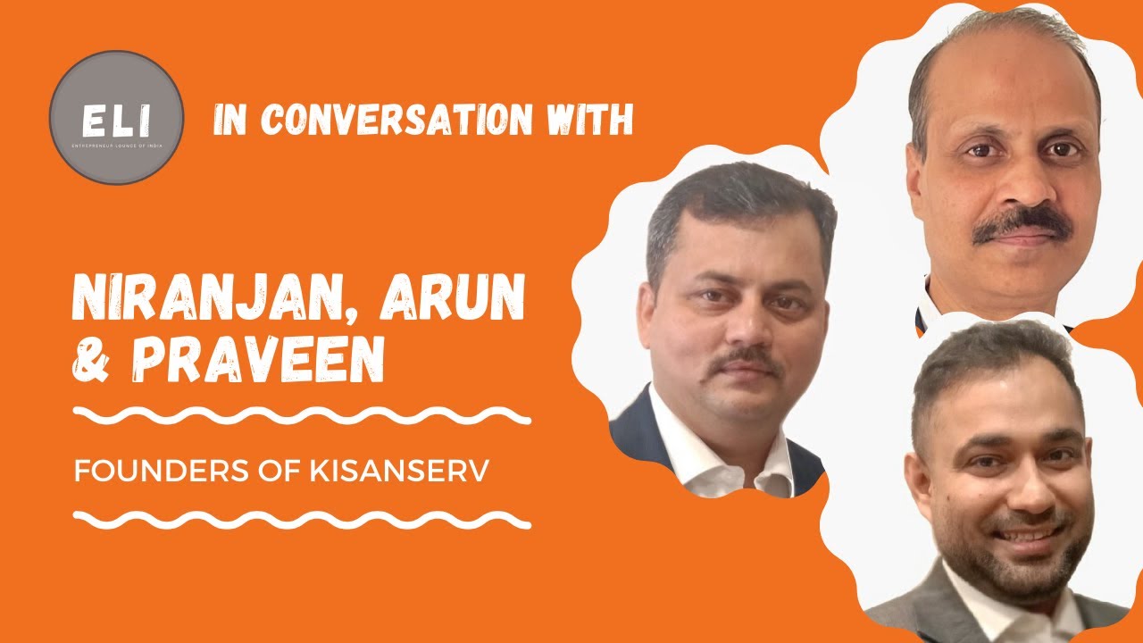 Niranjan Sharma, Arun Kumar, Praveen Tiwary - KisanServ Founders