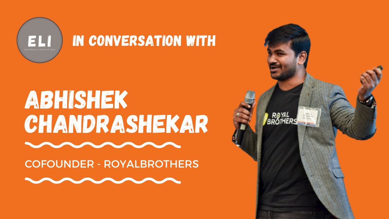 Abhishek Chandrashekar - Royal Brothers Founder